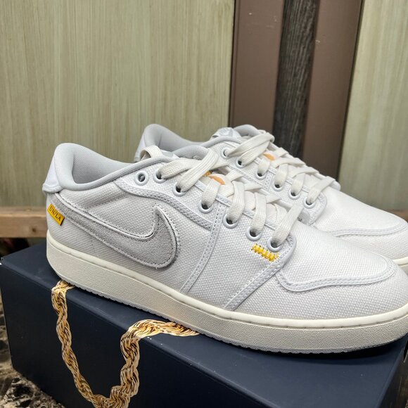 Nike Jordan 1 Retro AJKO Low SP Union White Canvas Men\'s Size 9 DO8912-101 main image 11